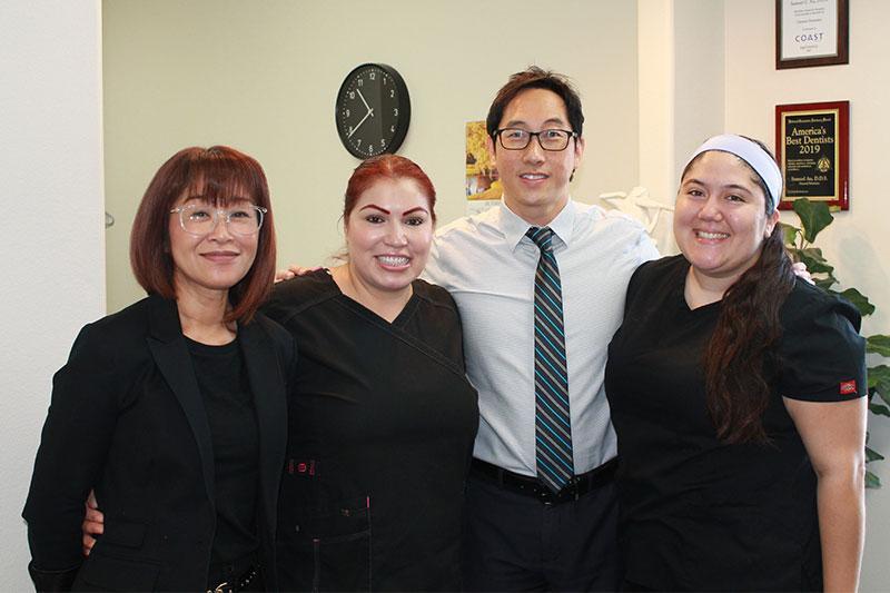 Samuel Au DDS, Inc dental team